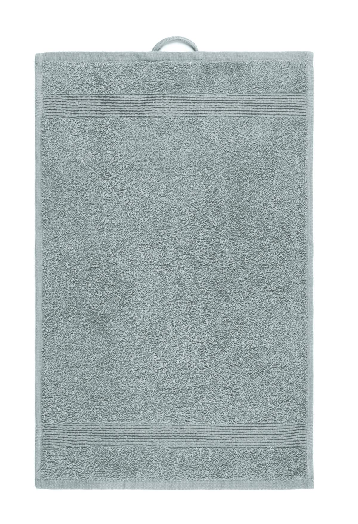 Gästehandtuch Silke Grau ca. 30x50cm 2er Set - Grau, Textil (30/50cm)