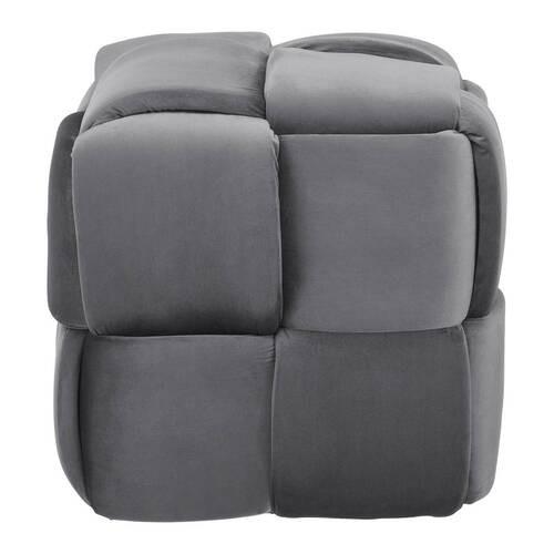 Ülőke Ella - szürke, Modern, textil/fa (47/47/47cm) - Bessagi Home