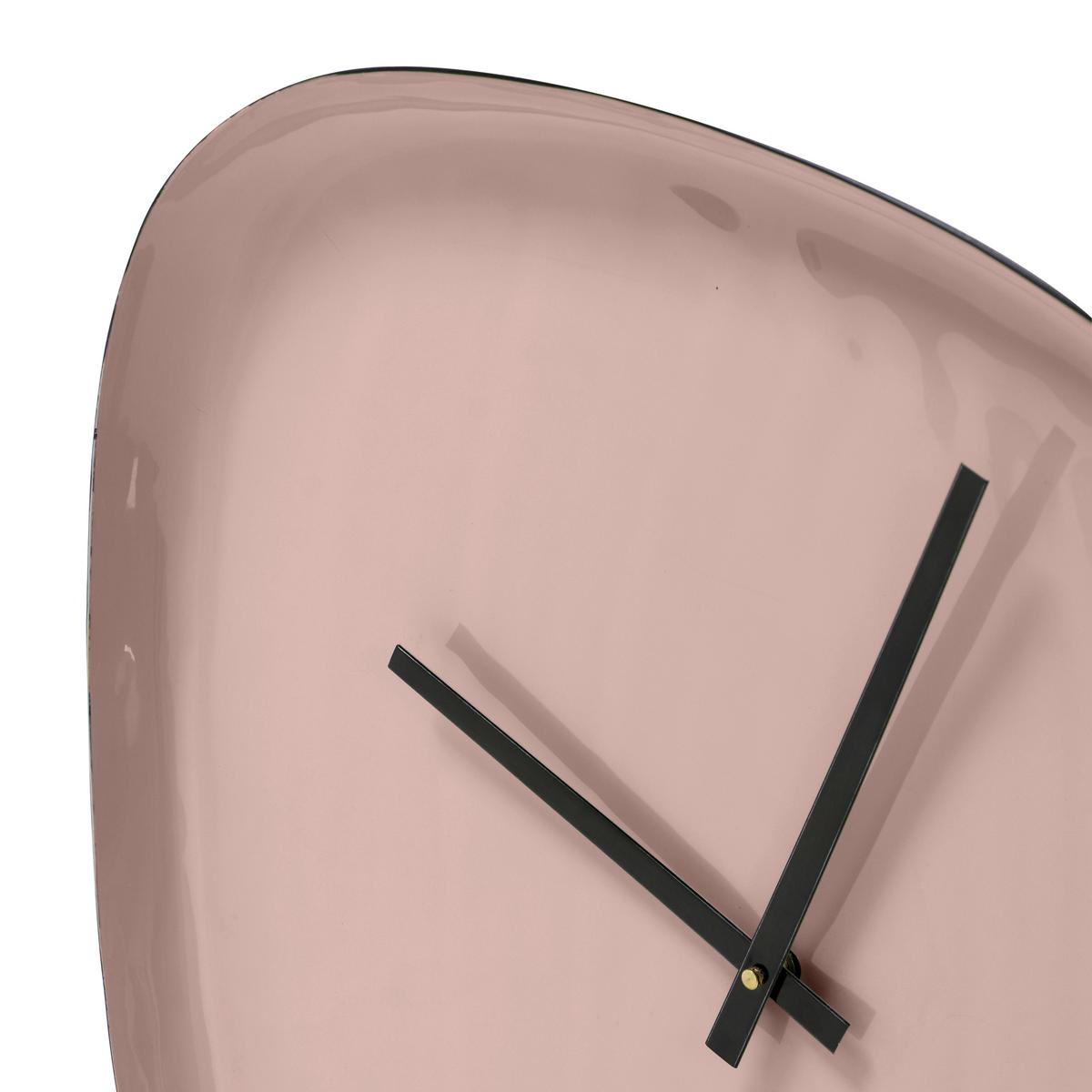 Wanduhr Tomo Rosa Ø ca. 42cm - Rosa, Basics, Metall (42/42/4cm)