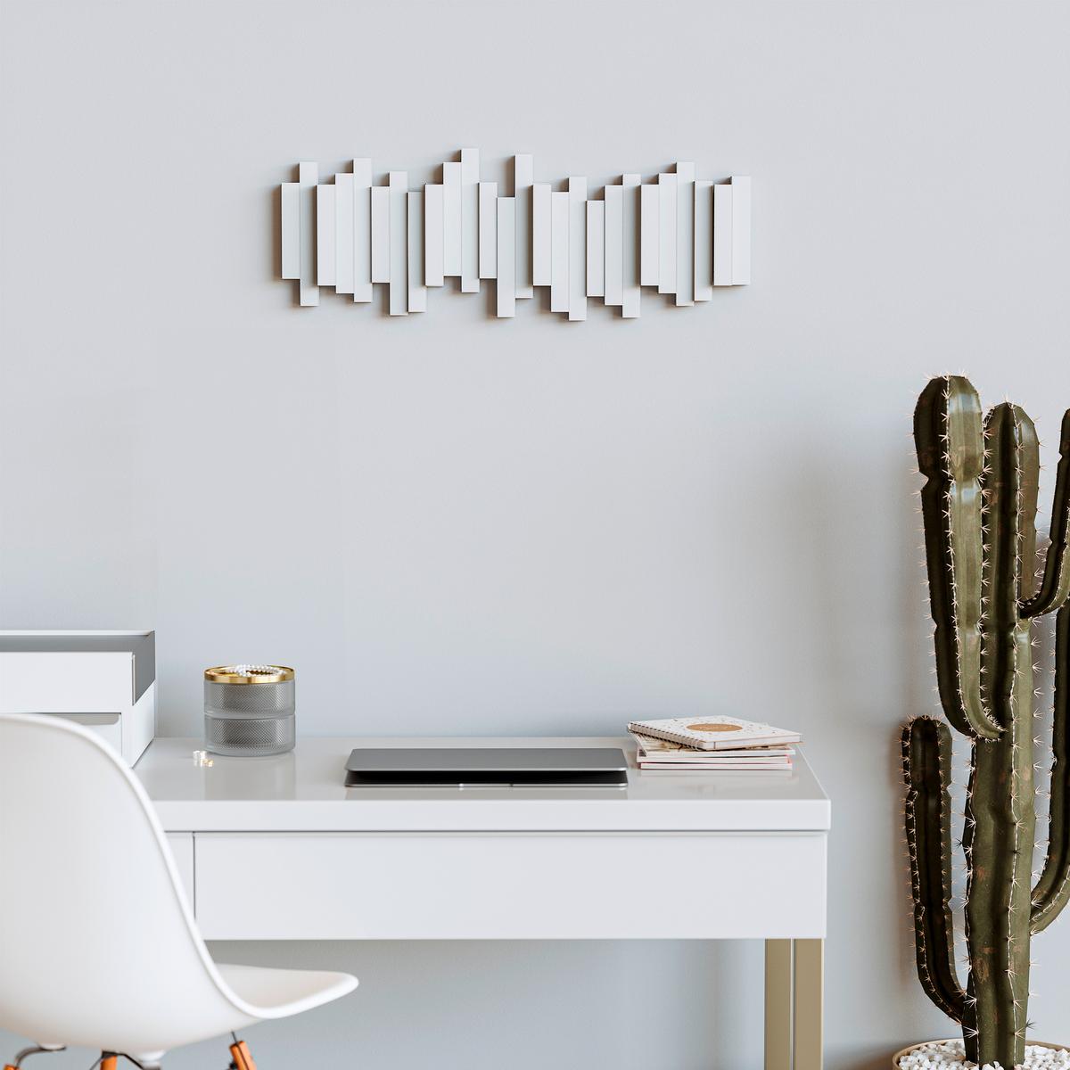 LISTWA DO PRZEDPOKOJU 318211-660 - biały, Design, tworzywo sztuczne (49/18/3cm) - Umbra