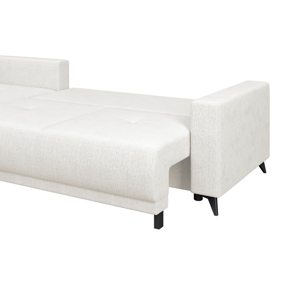 Kutna Garnitura Texas - crna/krem, Konvencionalno, drvo (203/259cm)