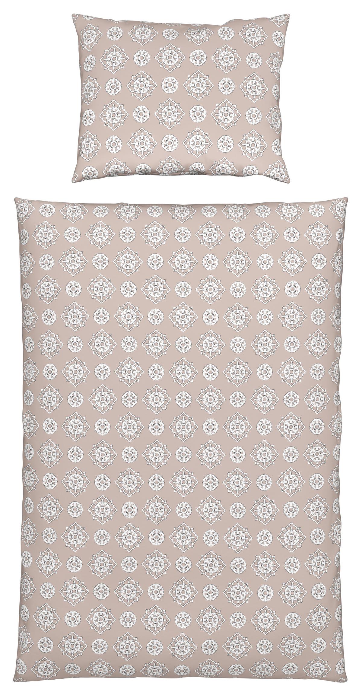 Bettwäsche Amba ca. 160x210 cm - Flieder/Rosa, Textil (160/210cm) - Modern Living