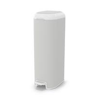 KOSZ NA PIELUCHY DIAPER GENIE PLATINUM - jasnoszary, Basics, tworzywo sztuczne/metal (23/68.6/32.8cm) - Angelcare