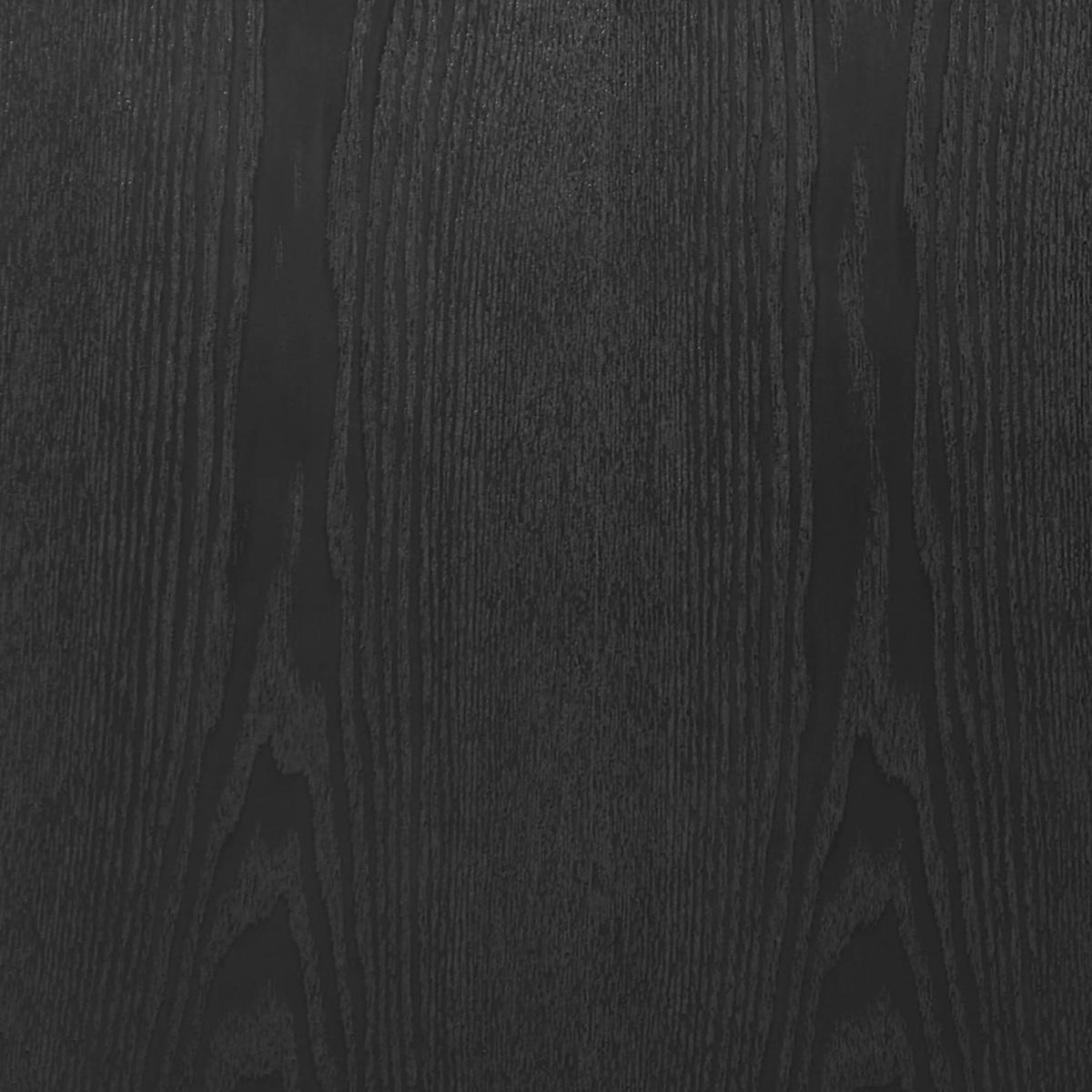 Sideboard Zelia Holz/Glas Schwarz - Schwarz, MODERN, Glas/Holz (180/77/45cm) - Bessagi Home