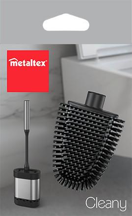 Cleany Lava 185517 - fekete, műanyag (4/13/9,5cm) - Metaltex