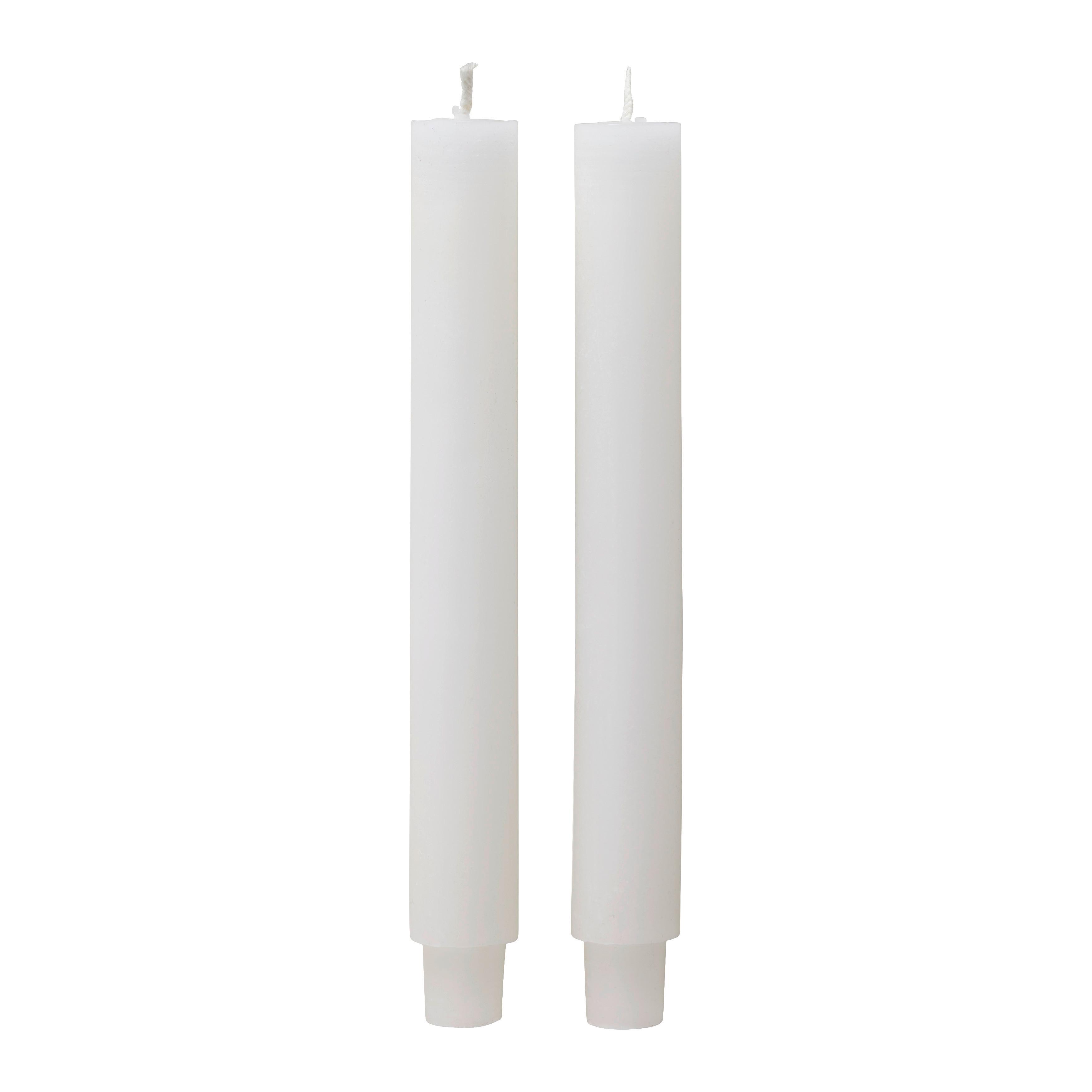 Stabkerzenset Michelle Weiß, 2er Set - Weiß, MODERN (3/25cm) - Modern Living