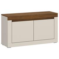 Bancă Pentru Hol Salo - cașmir/culoare lemn de nuc, Modern, material pe bază de lemn (94,2cm) - Modern Living