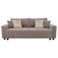 Canapea Bigsofa LILY - taupe, Trend, lemn/metal (240/119cm) - Luca Bessoni