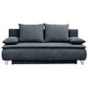 Canapea extensibilă MONA - antracit, Modern, textil (208/100/106cm) - Modern Living