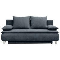 Zofa Boxspring Mona, Siva, Ležišče, Predal - srebrne barve/antracit, Moderno, tekstil/les (208/100/106cm) - Mömax