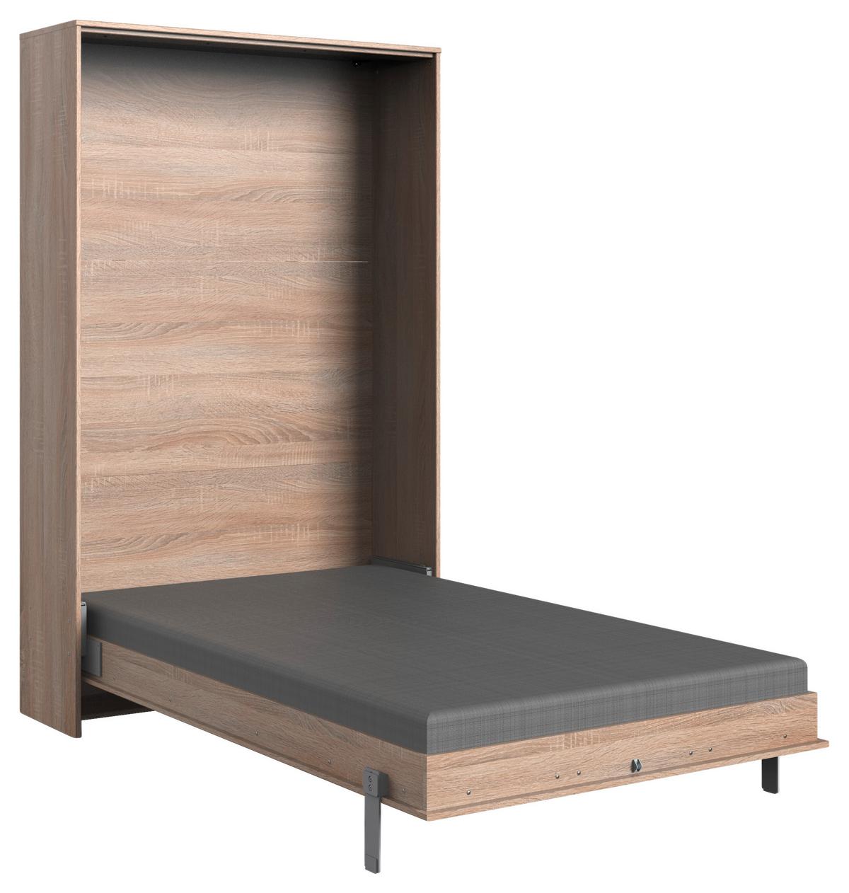 Klappbett Juist ca. 120x200 cm Eiche - Eichefarben, KONVENTIONELL, Holz/Holzwerkstoff (120/200cm) - MID.YOU