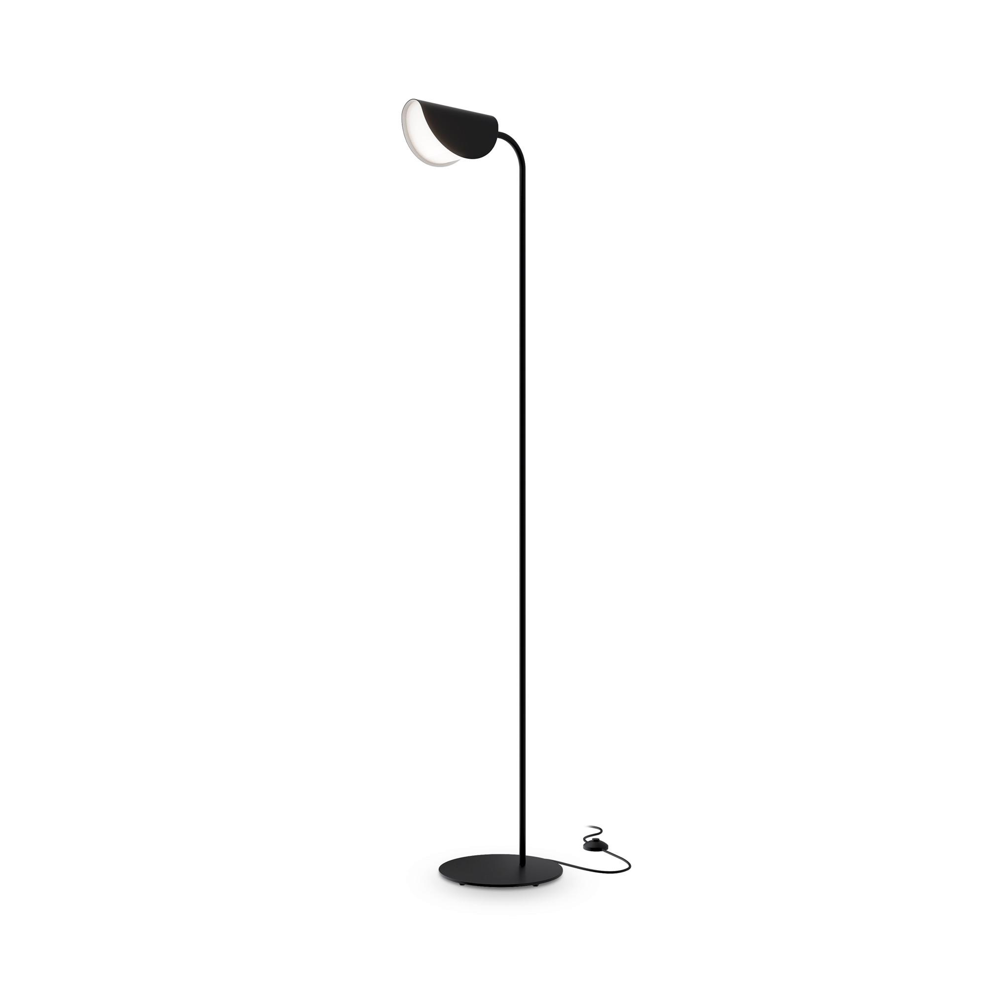 STEHLEUCHTE MOLLIS - Schwarz, Trend, Kunststoff/Metall (32.5/140/23cm) - MAYTONI