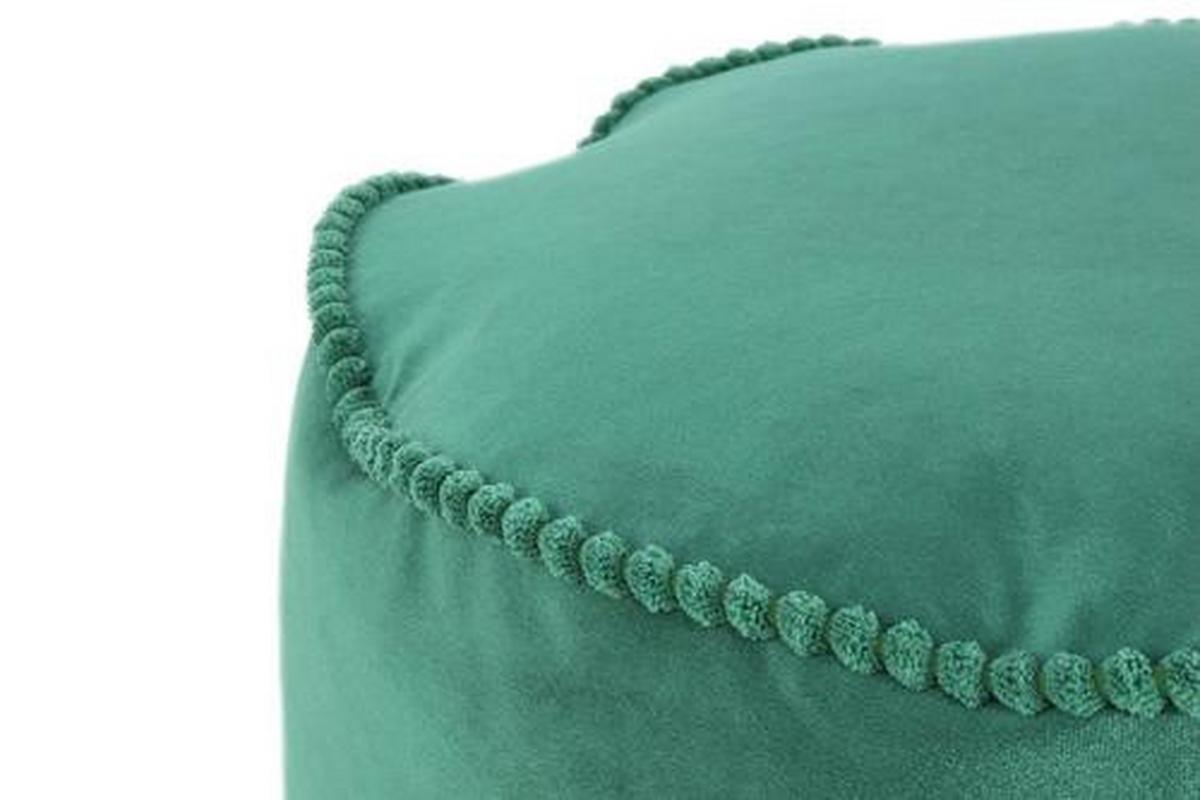 PUF ROS2S - auriu/verde, Lifestyle, textil (45/38/45cm) - Kayoom