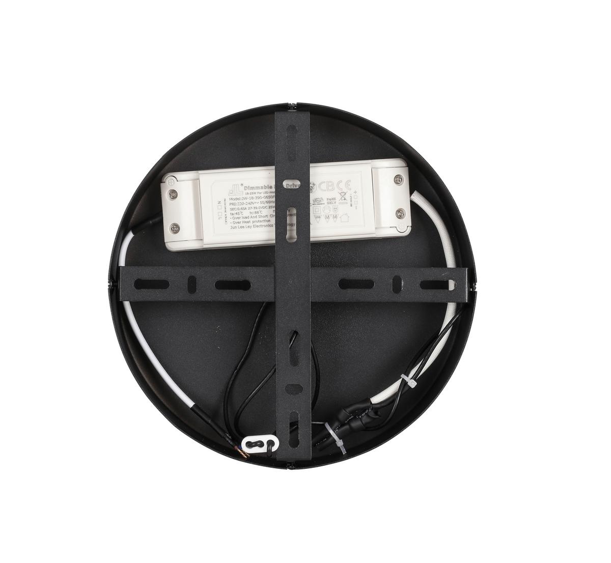 LAMPA WISZĄCA LED NIMA - czarny, Design, tworzywo sztuczne/metal (21/200cm) - Novel
