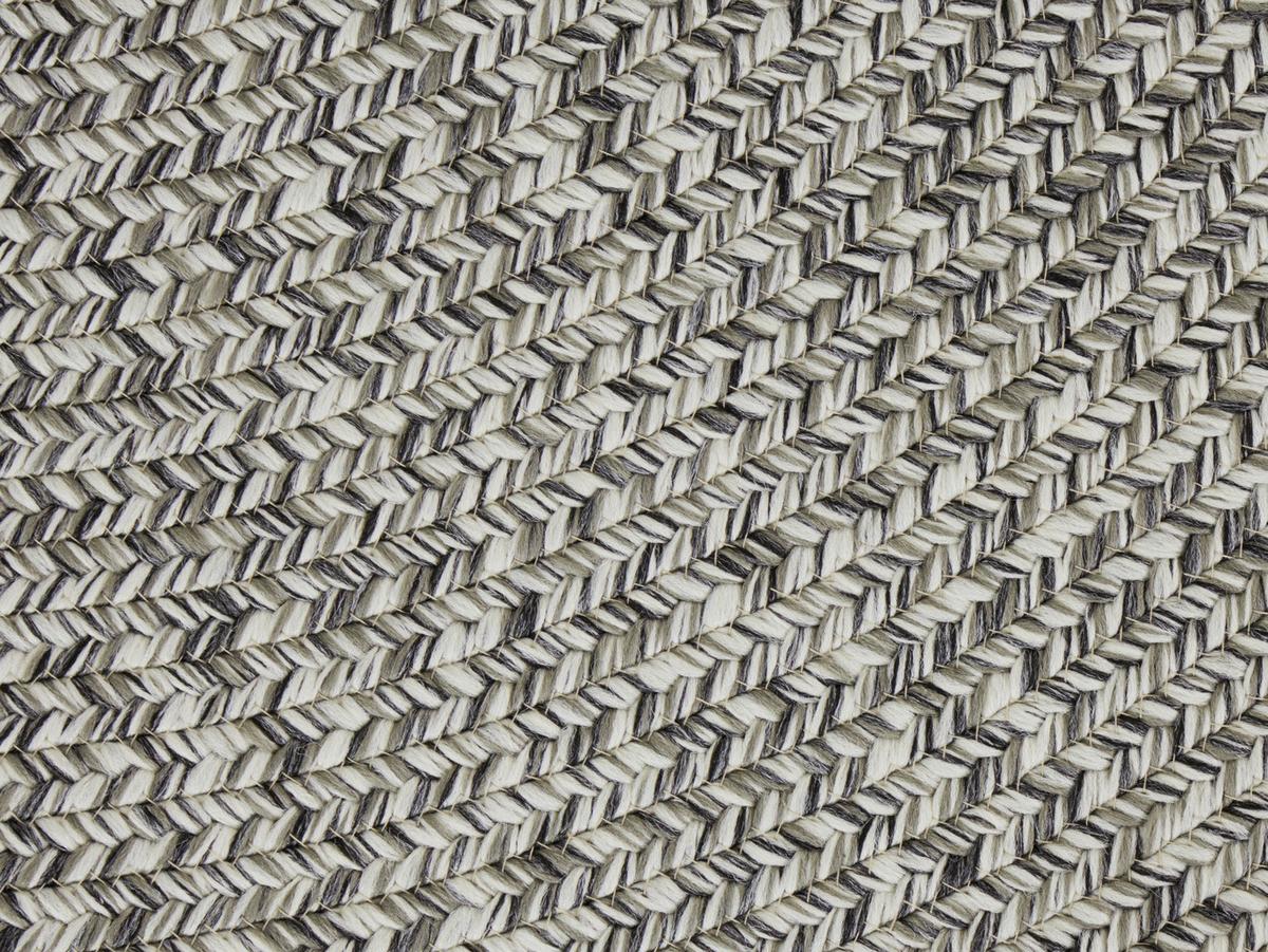 Outdoorteppich Trenzado Greige Ø ca. 200cm - Greige/Multicolor, Basics, Kunststoff (200cm)
