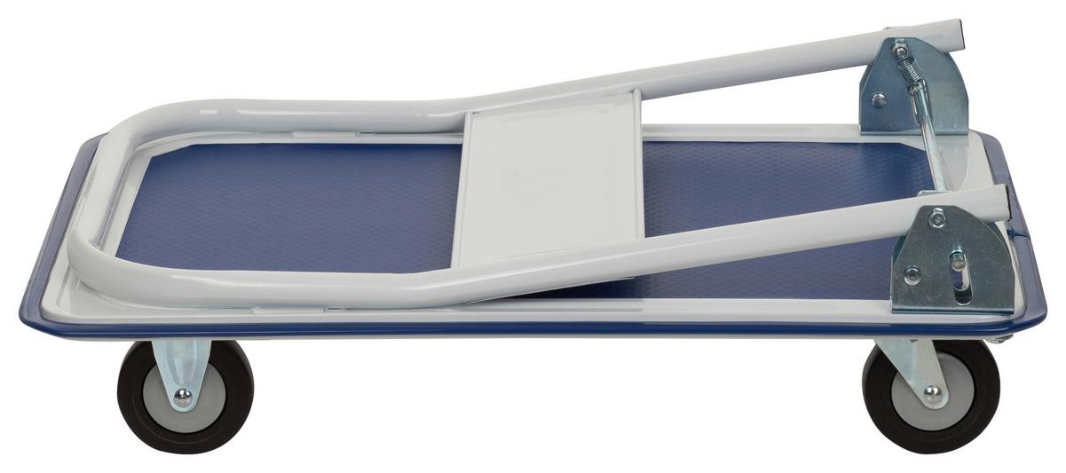 Transportni Voziček Carry, Modra, Bela - modra/bela, Basics, kovina (48/82,5/73cm) - MID.YOU