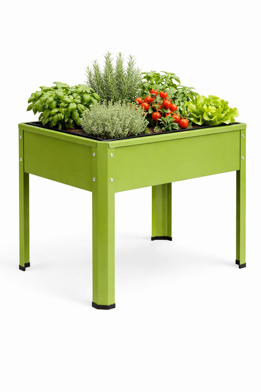 Hochbeet Vcm Hochbeet "balora M" - Grün, Modern, Metall (50/45/40cm)
