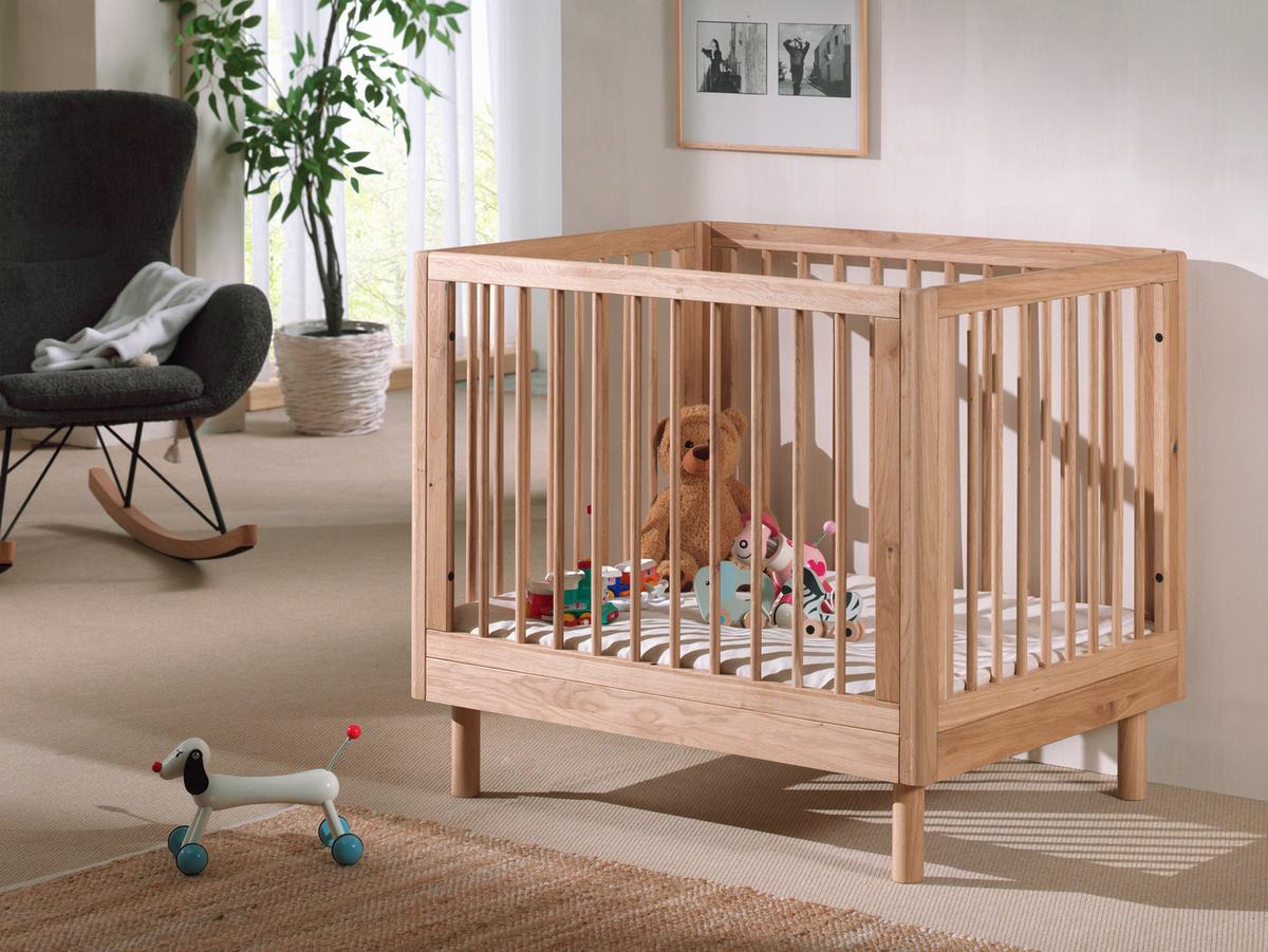 Laufgitter FORREST Eichefarben Echtholz Eiche - Eichefarben, MODERN, Holz (99/88/79cm) - Vipack