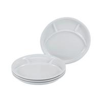 Set Krožnikov Za Fondi Universal, 4-Delni - bela, keramika (27cm) - Creatable