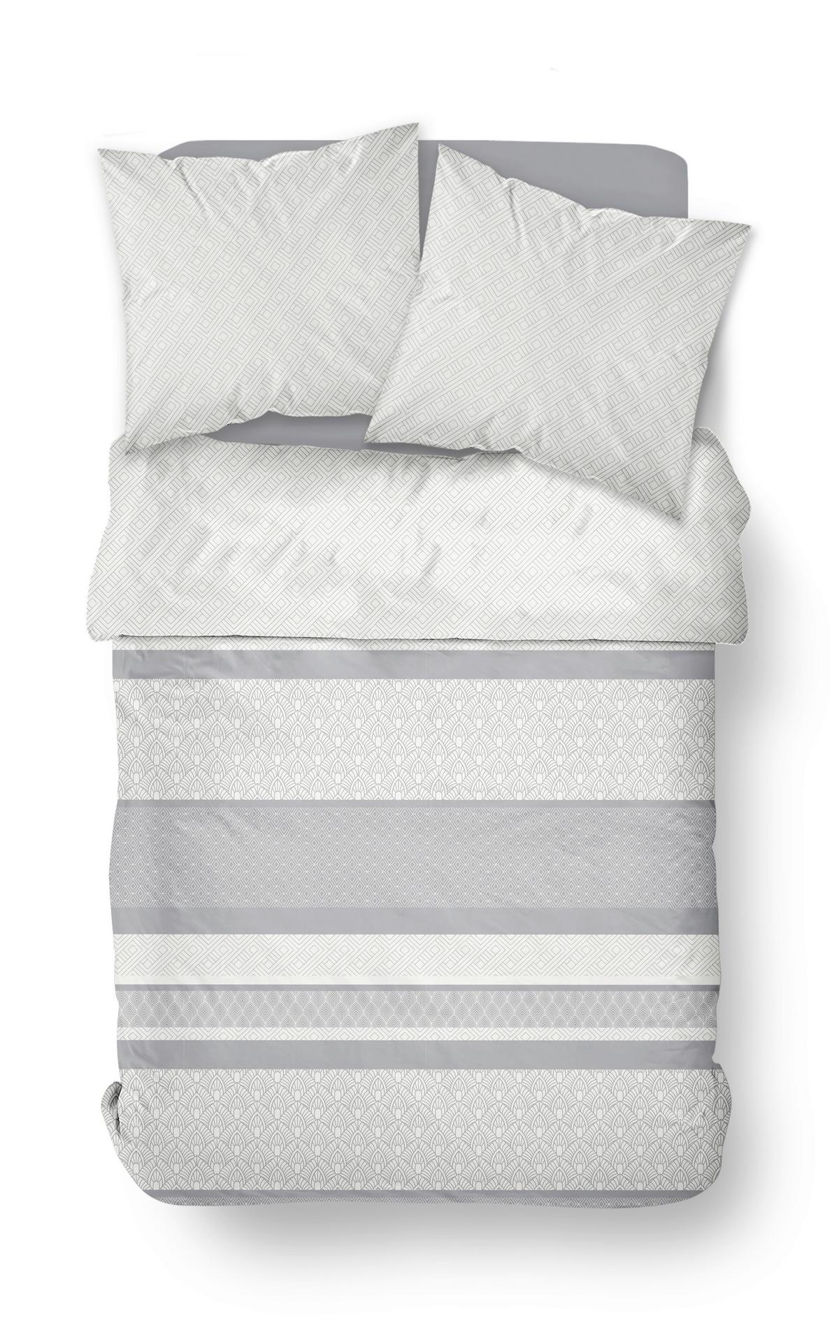 Posteljnina Dakota Xxl - siva, tekstil (200/200cm)