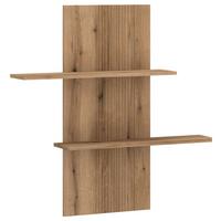 Stenski Regal Delamar, Barva Hrasta - barve hrasta, Trend, leseni material (96/100/21,6cm)