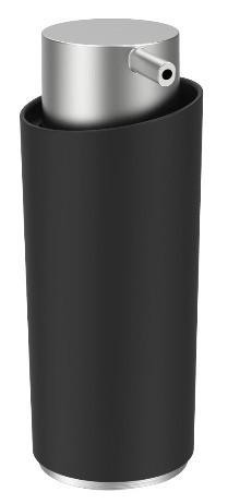 Dozator Tekućeg Sapuna Chris - crna, Modern, metal/plastika (7,6/15,9/6cm) - Premium Living