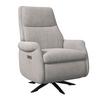 RELAXFÅTÖLJ ALICE - ljusgrå/svart, Modern, metall/trä (76/110/94cm) - Bessagi Home
