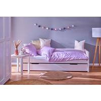Ausziehbett Dream the Future Weiß - Naturfarben/Weiß, KONVENTIONELL, Holz (90/200cm) - MID.YOU