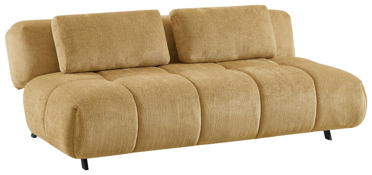Sofa Ares - žuta/crna, Moderno, drvo/metal (193/72/109cm) - Mömax