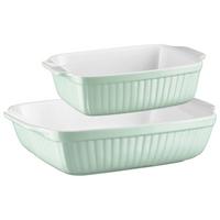 Auflaufformenset Kitchen Time, 2er-Set - Hellgrün, Basics, Keramik (29,5/38/14,5cm) - Mäser