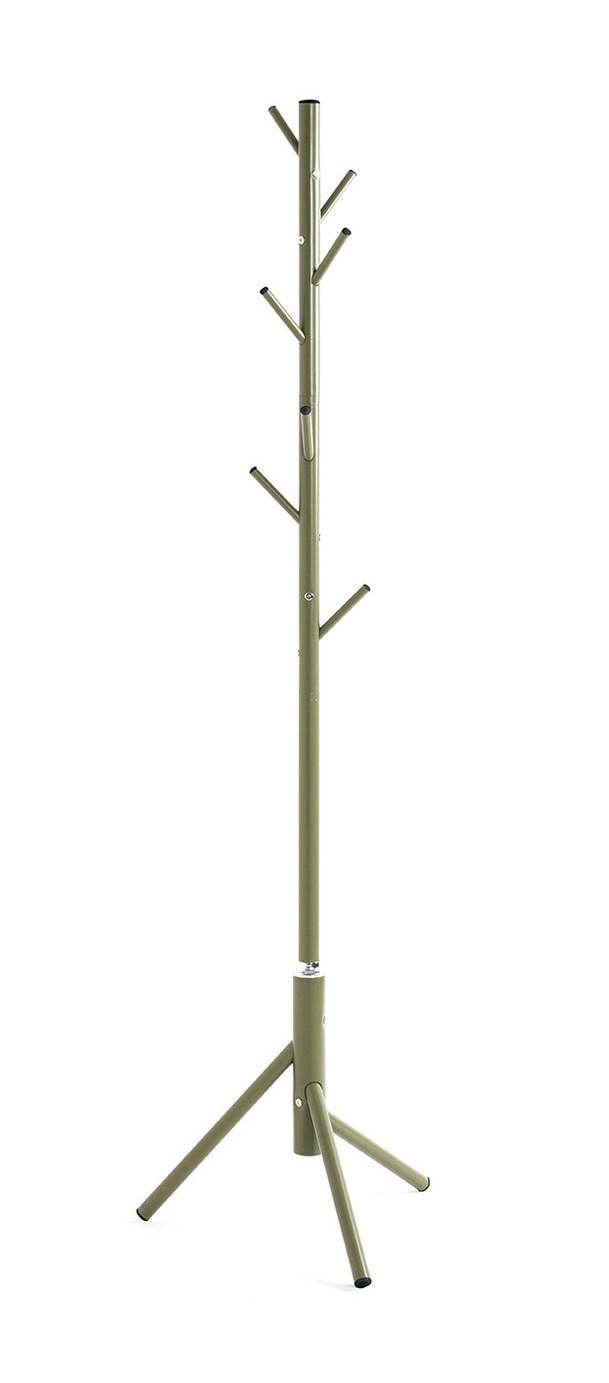 Samostoječi Obešalnik Nadja, Jeklo, Zelena - zelena, Moderno, kovina (48/173cm) - Mömax