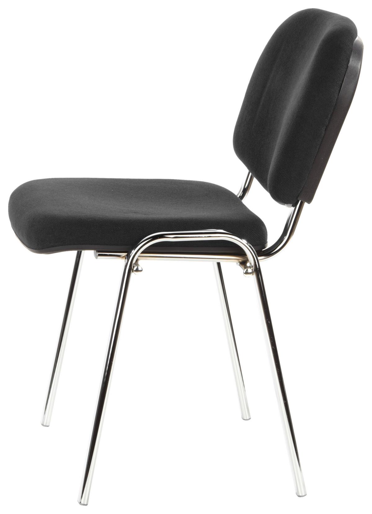 Konferenčni Stol Xt 600, Črna, Barva Kroma - barve kroma/črna, Basics, kovina/tekstil (58/84/41cm) - MID.YOU
