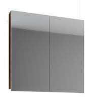 Omara Z Ogledalom Vcb 1, Hrast - hrast sonoma, Basics, steklo/leseni material (80/59/12cm) - MID.YOU