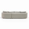 SOFFA NILAS - beige/svart, Modern, metall/trä (322/154cm) - Bessagi Home