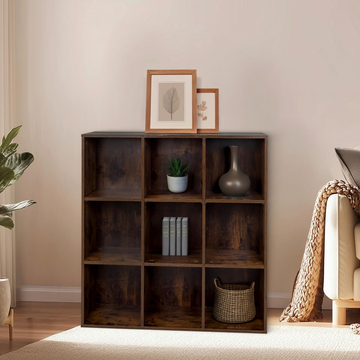 Regal Bjorke, Barva Hrasta - barve hrasta, Moderno, les (97,5/100/30cm) - MID.YOU