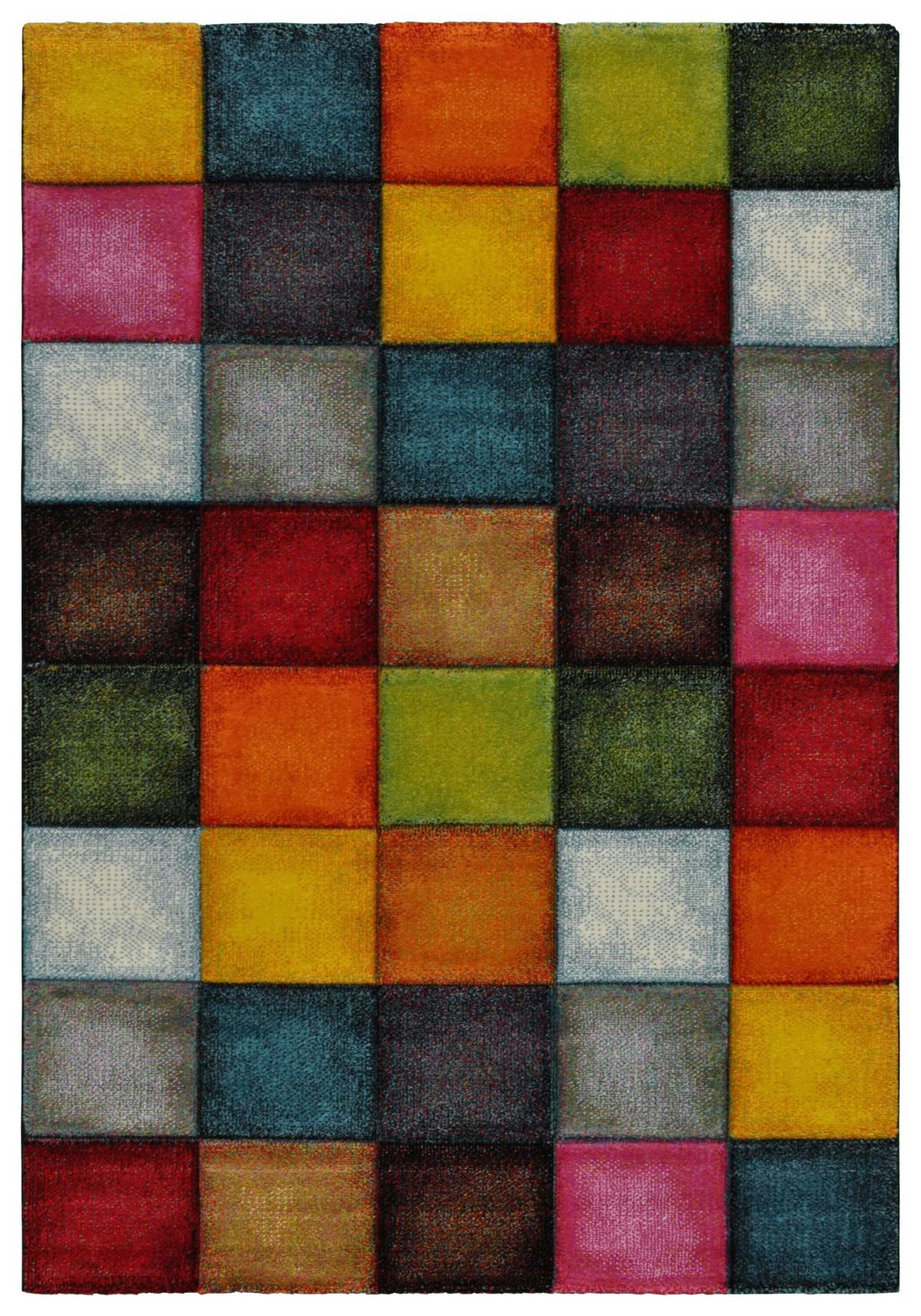 Webteppich Belis Multicolor ca. 60x110cm - Multicolor, KONVENTIONELL, Textil (60/110cm)