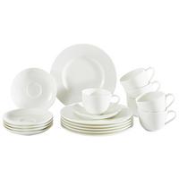 SERWIS KAWOWY TEBY VILLEROY & BOCH - biały, Basics, ceramika (34/19/32cm) - Noblesse - V&B