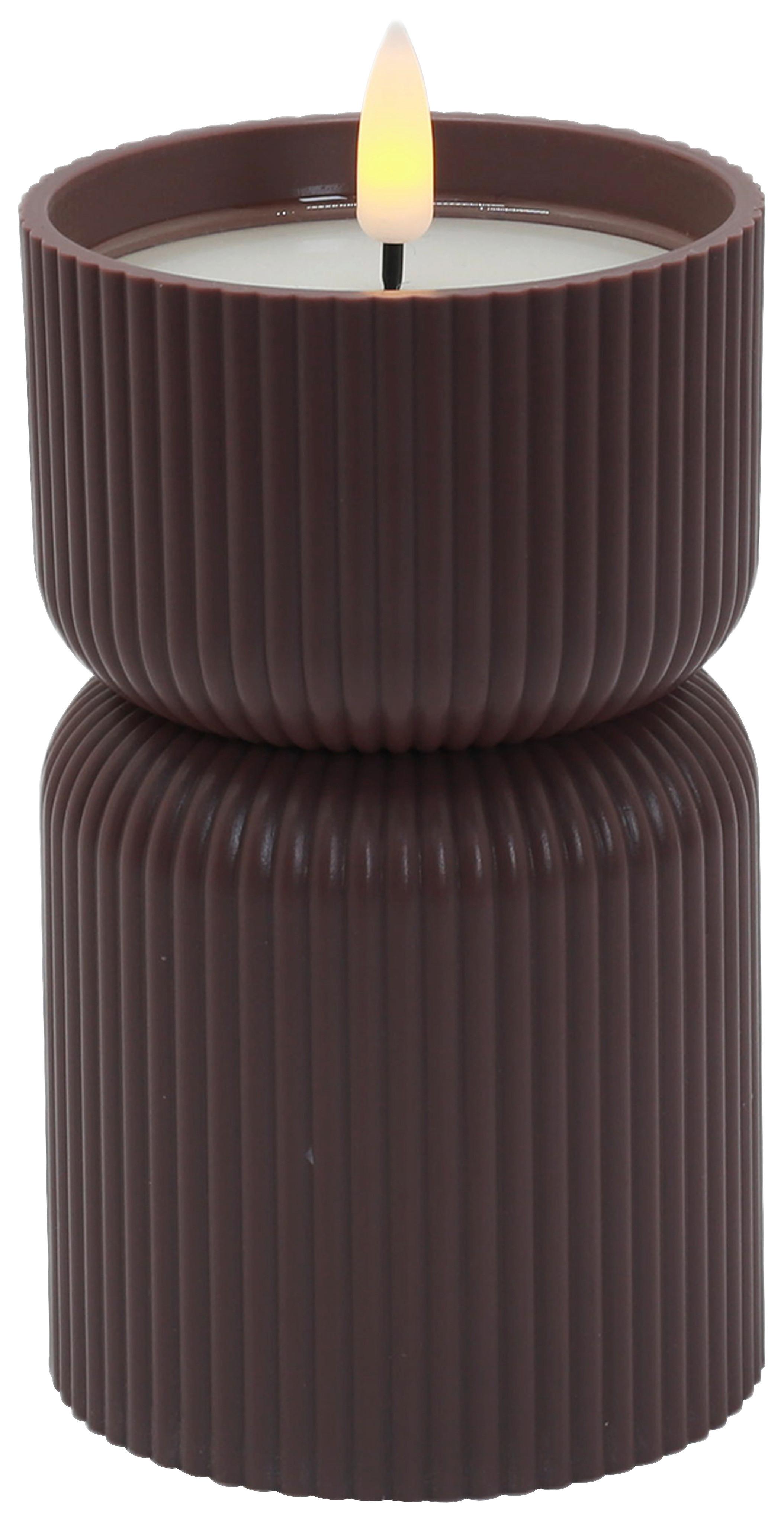 LED-Kerze Lioris Beere max. 0,06 Watt - Beere, Kunststoff (8/13cm) - Mömax