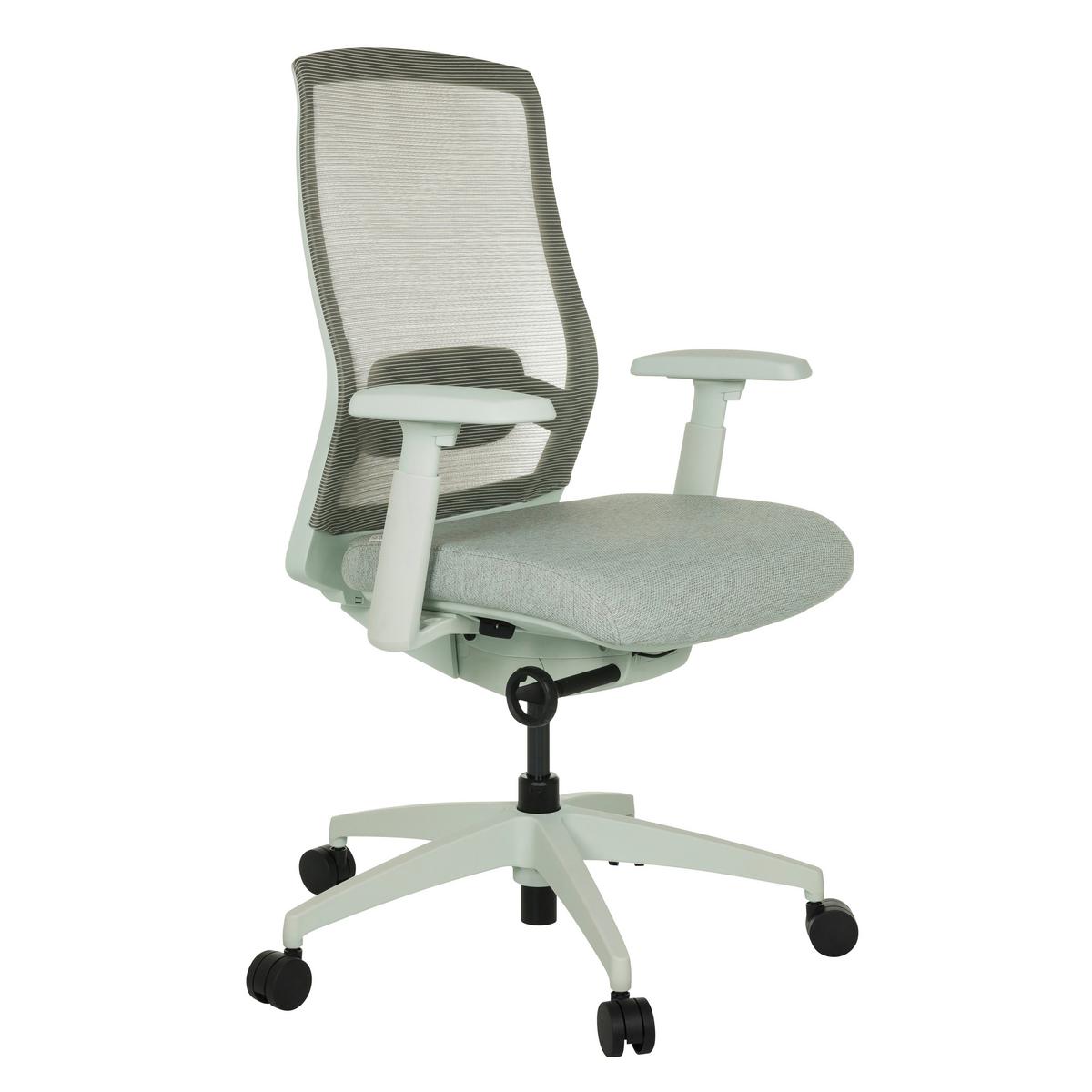 Pisarniški Stol Colore, Svetlo Zelena - siva, Moderno, umetna masa/tekstil (65/95 - 103/70cm) - MID.YOU