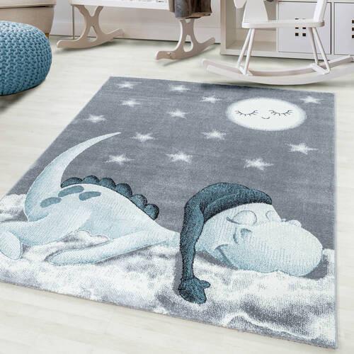 Kinderteppich Bambi Blau ca. 140x200cm - Blau, Trend, Textil (140/200cm) - Ben'n'jen