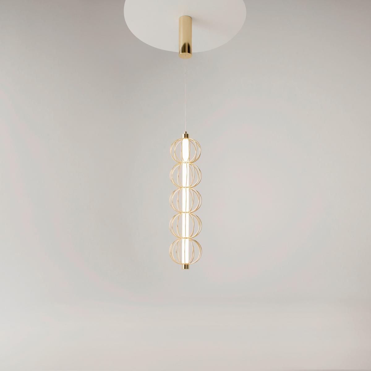 Pendelleuchte Mod216pl-L10g3k - Goldfarben, Design, Metall (13.9/375.8cm) - MAYTONI