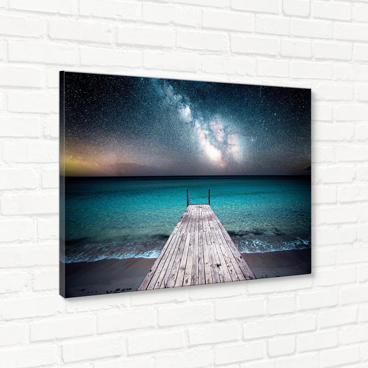 Leinwandbild Multicolor ca. 85x113cm - Multicolor, Basics, Holz/Textil (85/113cm)