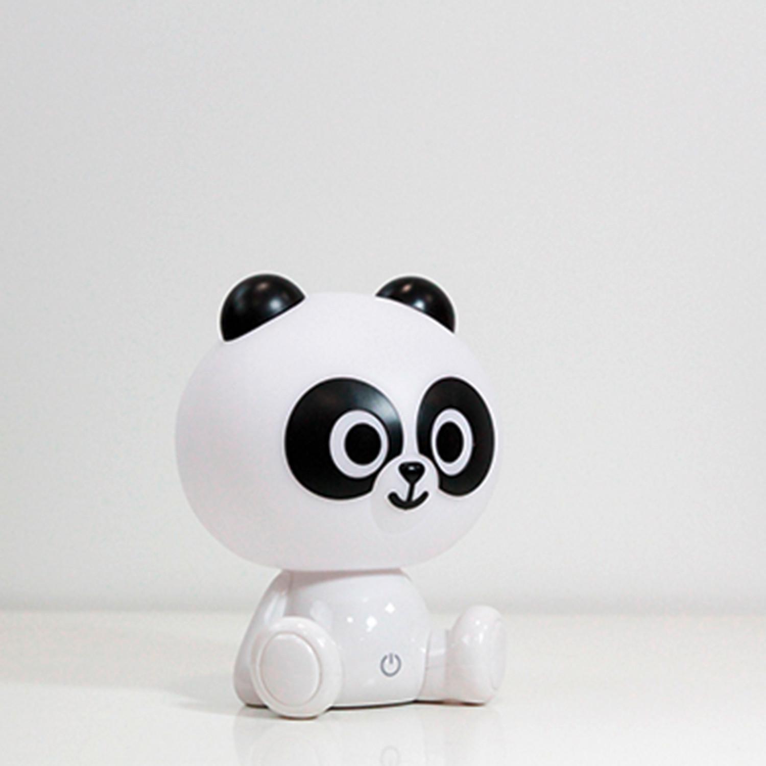 Kindertischleuchte Panda Weiß max. 3 Watt - Weiß, Basics, Kunststoff (17/17/20cm)