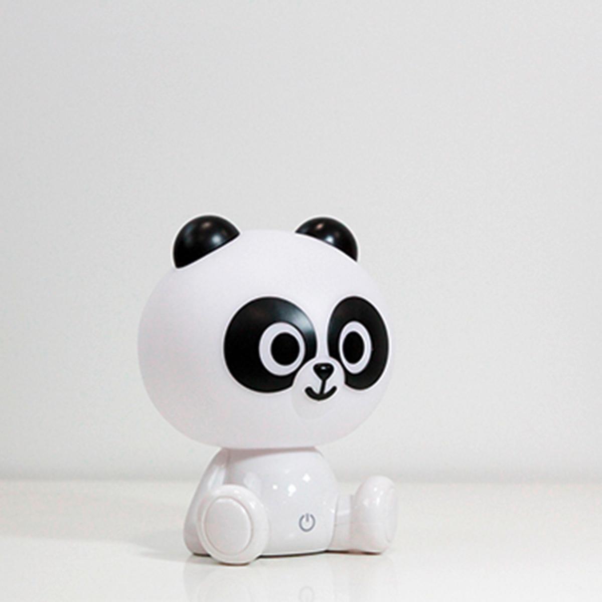 Kindertischleuchte Panda Weiß max. 3 Watt - Weiß, Basics, Kunststoff (17/17/20cm)