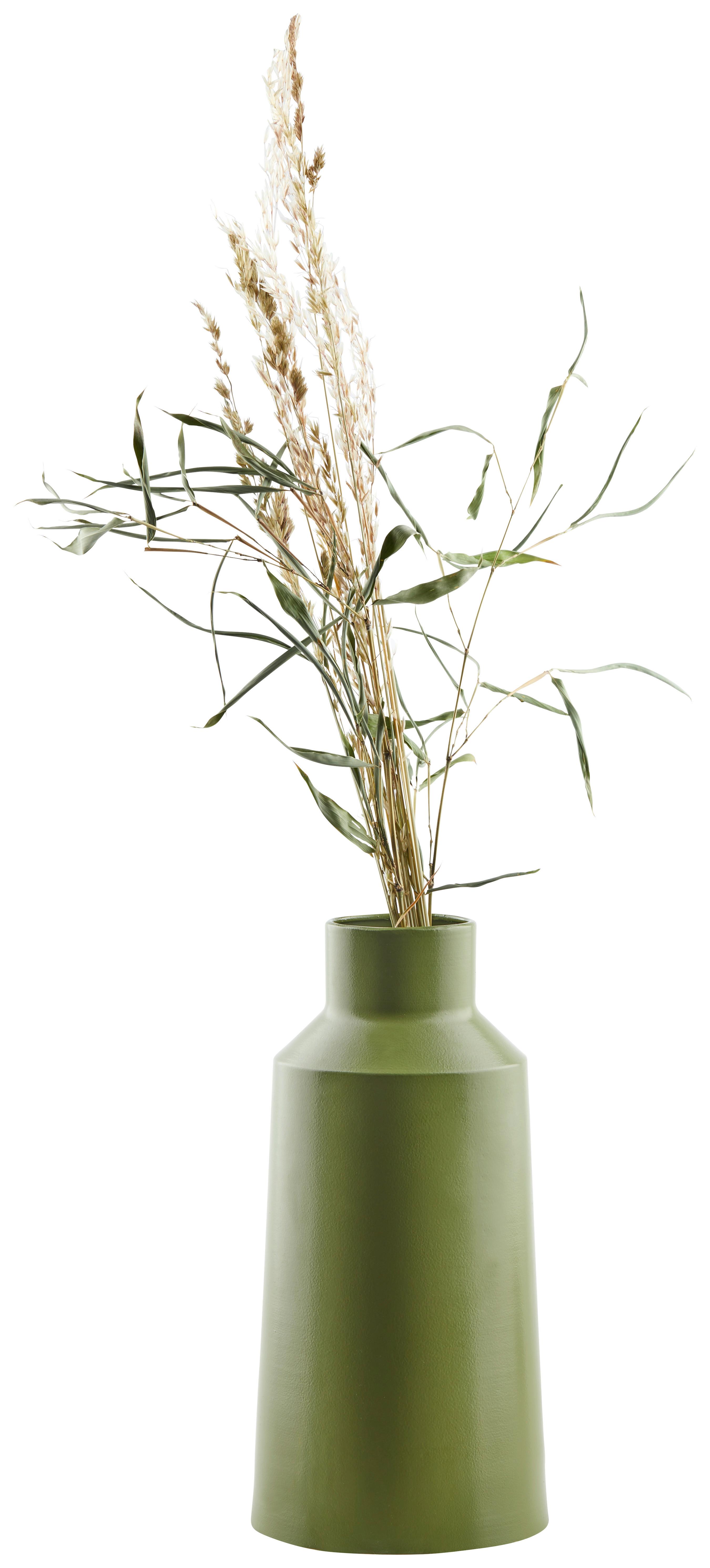 Vaza Aceto -Paz- - zelena, Modern, metal (15/30,5cm) - Premium Living