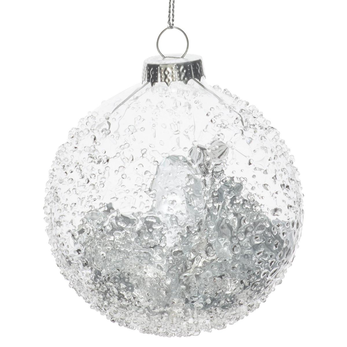 Staklena Kuglica Za Bor Bali, Ø:8cm - Moderno, staklo (8/9,2cm)