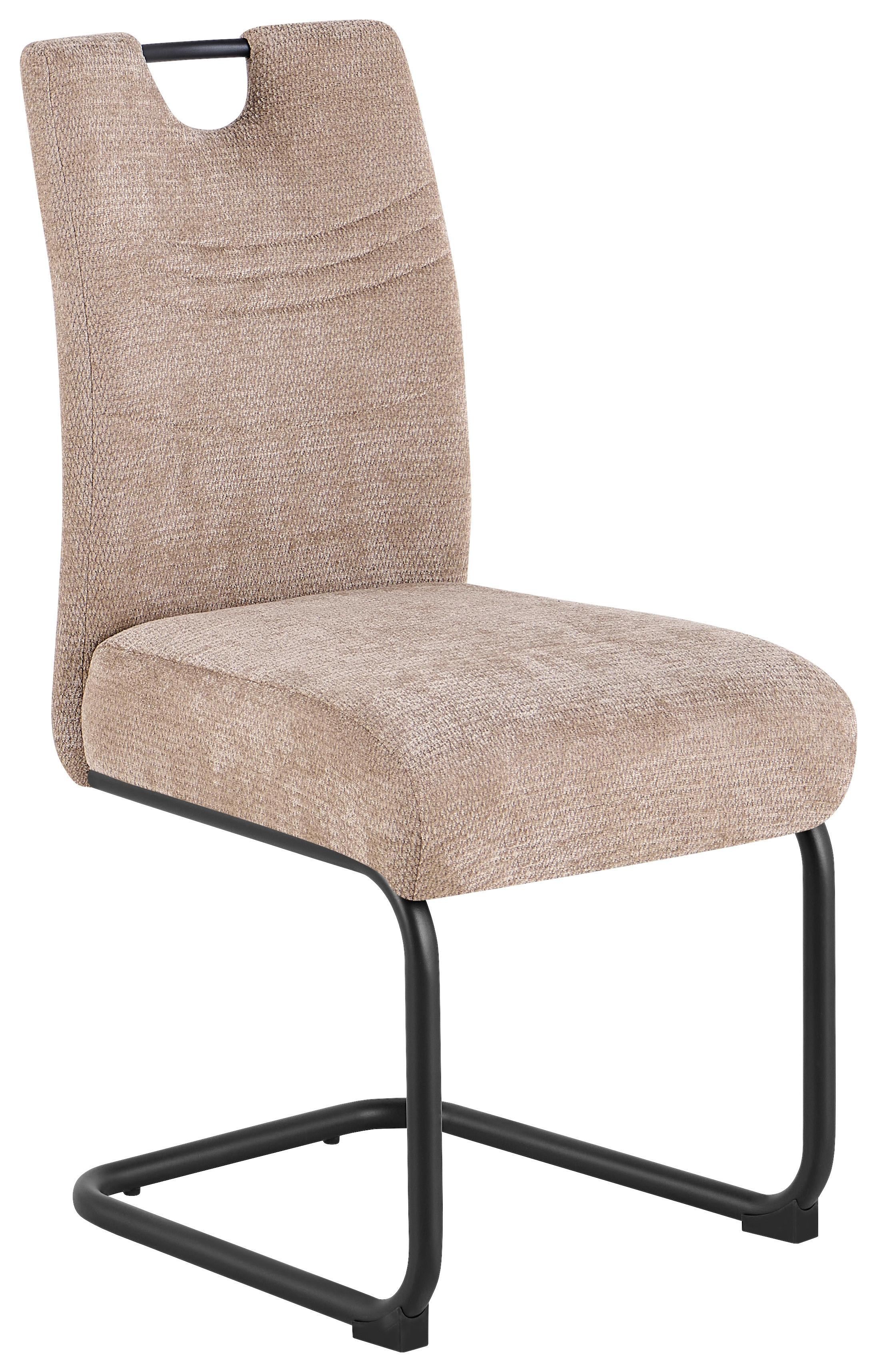 Stolica Pisa - svetlobraon/crna, Osnovno, metal (43/95/60cm) - Mömax