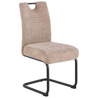 Stolica Pisa - svetlobraon/crna, Osnovno, metal (43/95/60cm) - Mömax