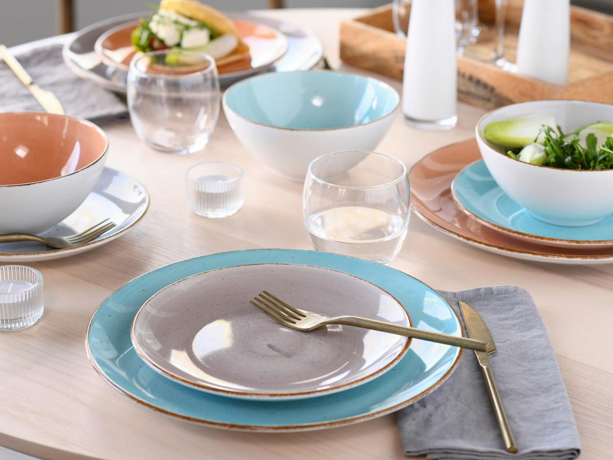 Kombinirani Servis Vintage Nature Bunt, 16-Delni - večbarvno, Basics, keramika - Creatable