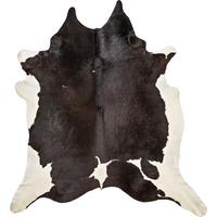 Rinderfell Christoph in diversen Farben - Schwarz/Braun, MODERN, Textil (4,5qm) - Modern Living